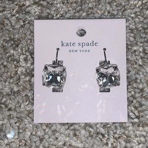 NEW Kate spade square diamond earrings